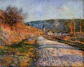 der Weg nach Vetheuil Claude Monet